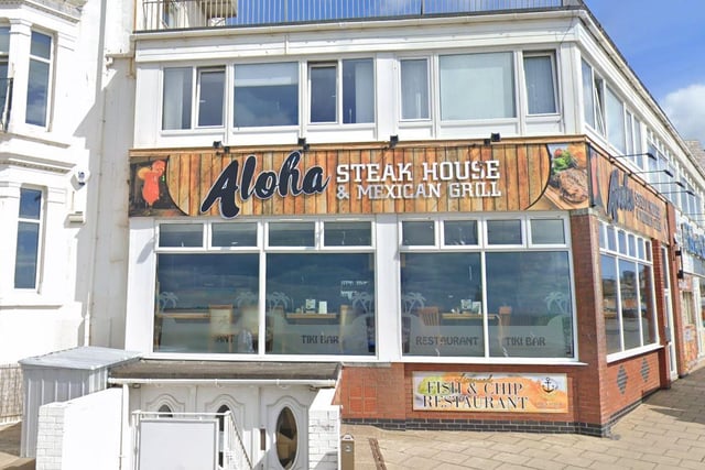 Aloha is located on South Cliff Road. One Google Review said: "Had a lovely meal here last night, excellent very friendly and attentive staff. Great atmosphere.
Requested a window seat overlooking the sea for our anniversary, this was done along with a happy anniversary banner, what a lovely touch!"