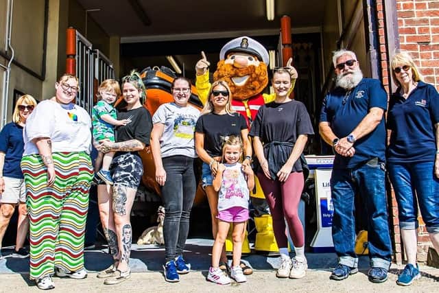 The walkers raised £217 for the RNLI teams. Photo courtesy of Rod Newton