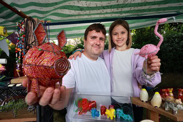 Lovely designs for charity - Dad Andy with Lily