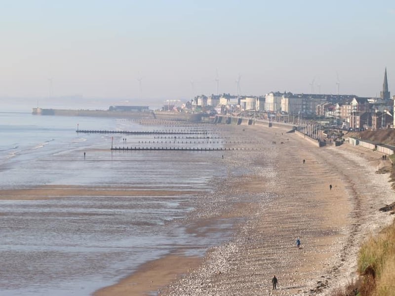 A crisp morning from the Sewerby cliff tops looking towards Bridlington.