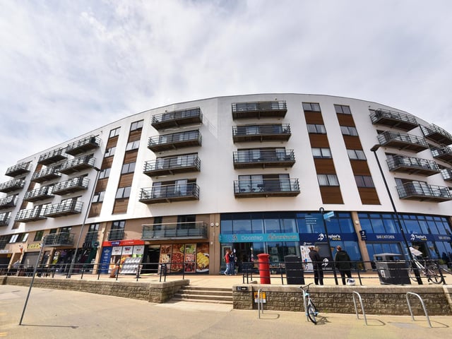 The Sands apartments in Scarborough as they are today.