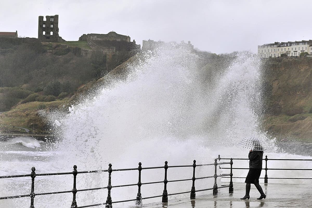 Sturm Boelo: Gelbe Wetterwarnung vor starken Winden in Scarborough ...