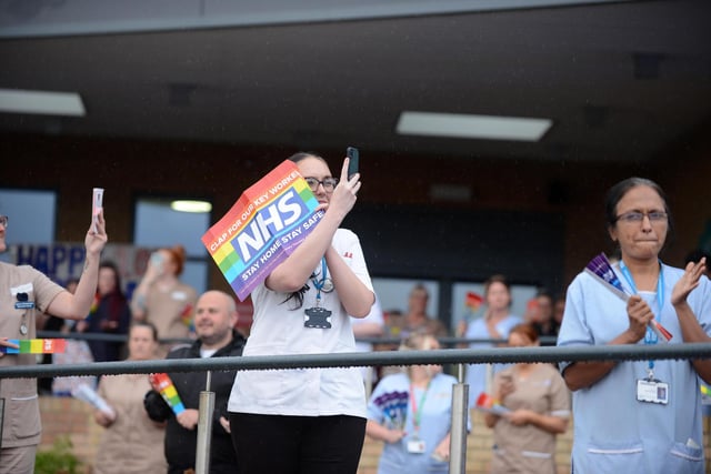 Sunderland Royal Hospital celebrate the great work of the NHS.