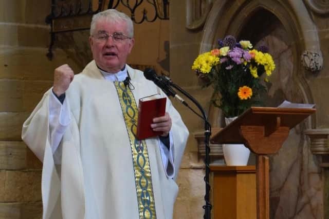 Father Pat Keogh, of St Hilda's RC Church in Whitby, marking 50 years of priesthood.