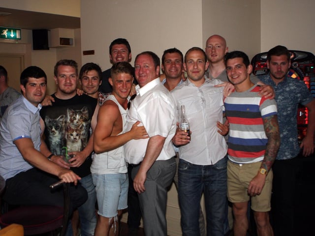 Klosters FC enjoying their presentation night