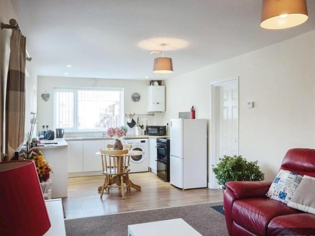 Inside the bright and spacious annexe.