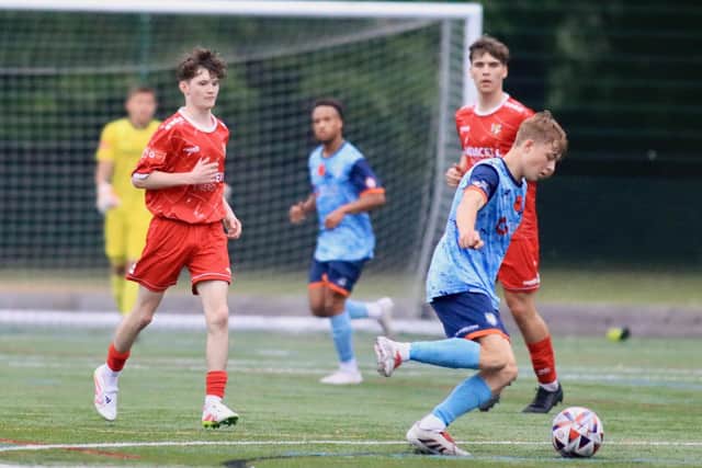 Bridlington Town gave several youngsters a run-out at Beverley. Photo by TCF Photography