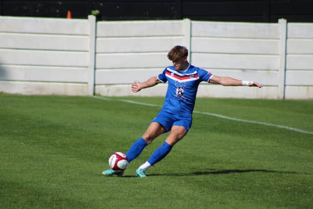 The Seasiders on the ball during the cup clash last weekend.