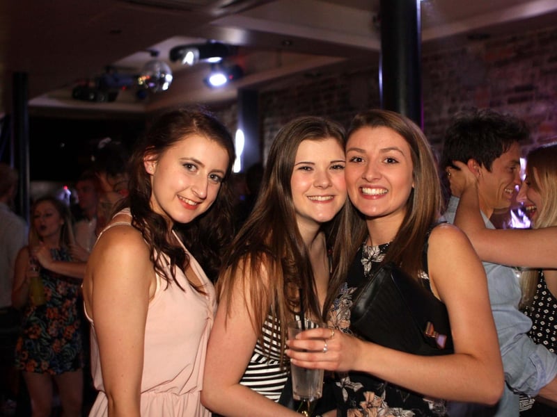 Lia, Hannah & Chantelle looking glamorous in Blue Lounge.