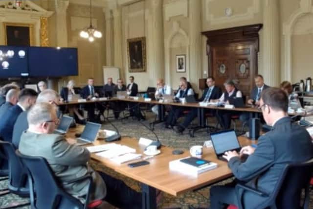 North Yorkshire Council's executive meeting.