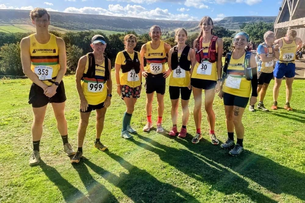 The Scarborough AC members who took part in the 13th and final race of the sk Valley Fell Club Summer Race Series,  the Fryup Frazzler