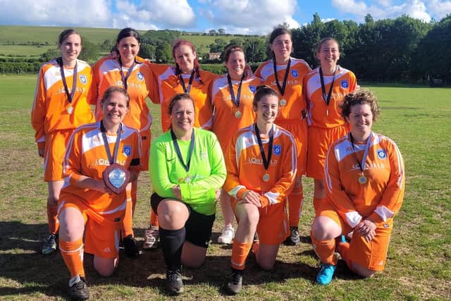 The Heslerton Ladies Recreational team were Plate Winners on the day versus York RI
