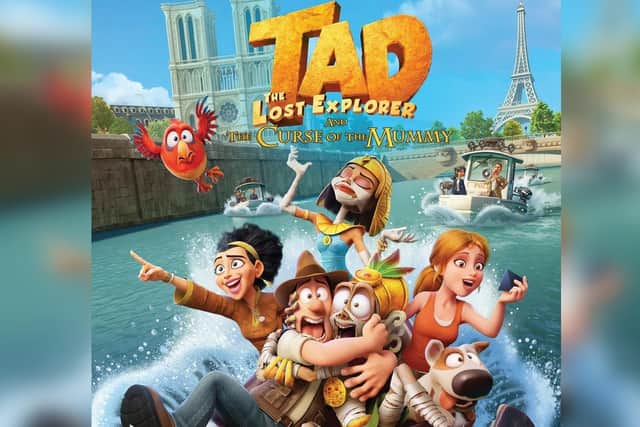 Tad the Lost Explorer is one of the new films being shown at the Hollywood Plaza in Scarborough this week