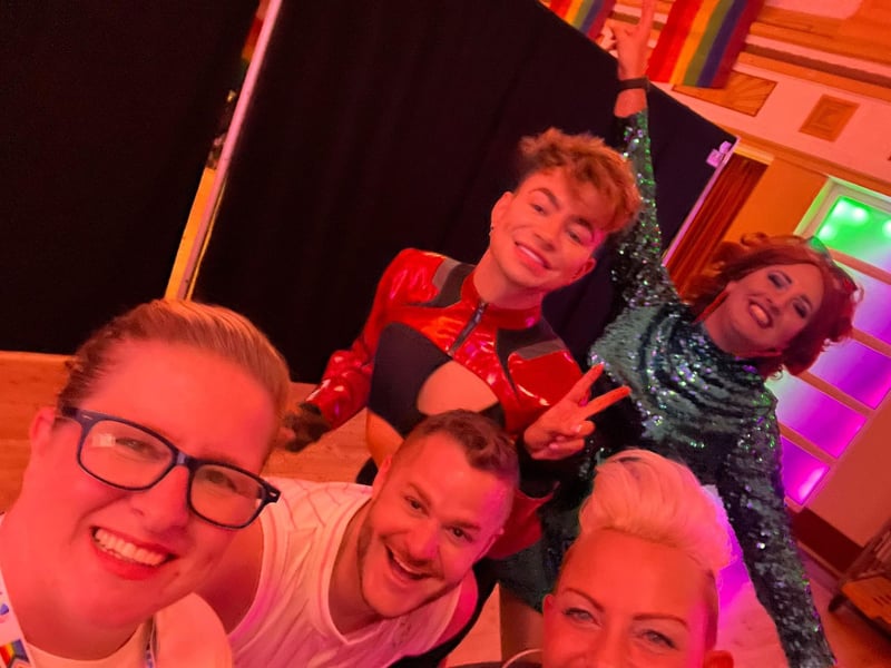 The main event began with the co-chairs announcing that Bridlington Pride is fully inclusive and supportive of the Trans community, and anyone who thought otherwise should not be there.