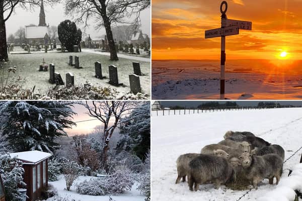 More pictures from our readers of the first snowfall of this winter across the Yorkshire coast!