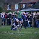 Christian Pollock in action for Pocklington RUFC