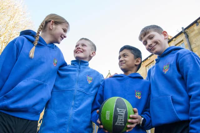St Hedda's RC School is celebrating an Outstanding Ofsted report.