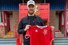 Mike Thompson is hoping to get his second spell at the club underway at home to Bishop Auckland.