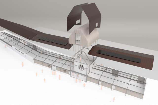 A model of how Whitby Fish Market could look if the plans are approved.