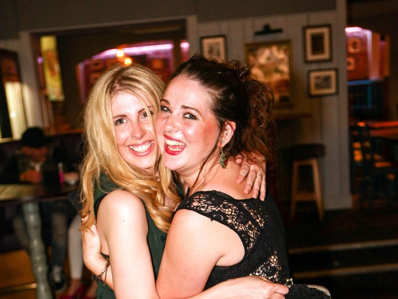 Deborah & Lill looking glamorous in the Scarborough Flyer