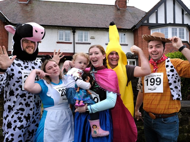 April 21 - Scalby Walk is one of the most popular events on the Scarborough calendar - with costumed entrants raising money for charity