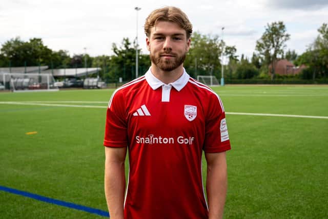 Luke Hall scored 17 minutes into his Boro debut at Tadcaster on Saturday.