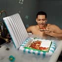 Deliveroo creates ‘dip and dine’ inflatable range for Brits to treat themselves to a takeaway in a tub.