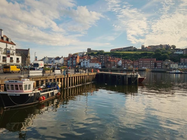 A beautiful snapshot of Whitby harbour.
