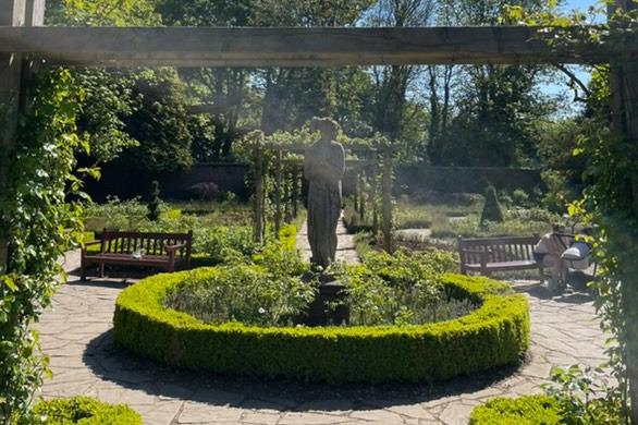 The beautiful walled gardens at Sewerby Hall.