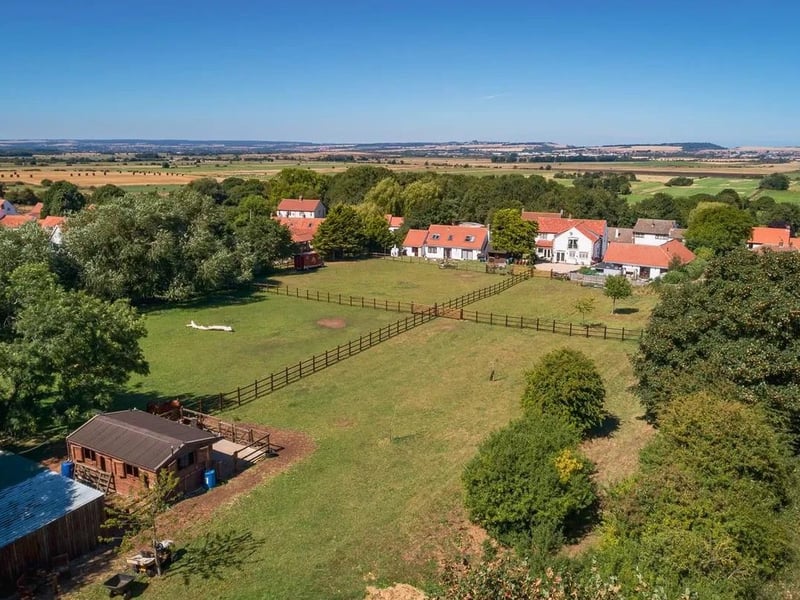 A stunning four bedroom detached residence and a characterful four bedroom detached home which are set within generous grounds of approximately two acres. The property would be ideal for a multitude of buyers including those searching for multi-generational living and those with equine interest due to having a stabling complex. Currently for sale with CPH Property Services at a Guide Price of £1,250,000.