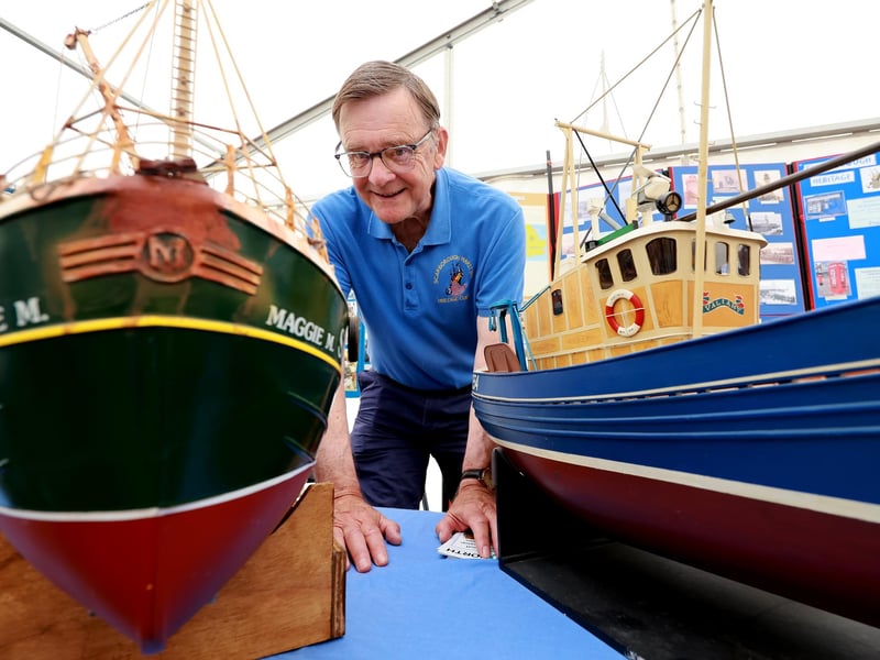 At the Scarborough Maritime Museum's stall.