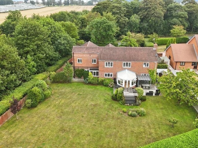 An overview of the rear of the Bridlington property.