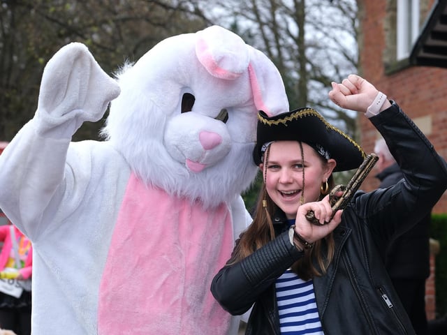 The Easter Bunny made a special appearance!