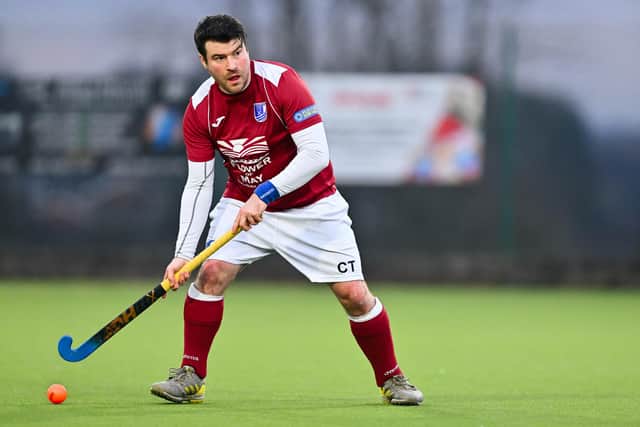 Scarborough Hockey Club Men's 2s skipper Chris Tait in action. PHOTOS BY WILL PALMER