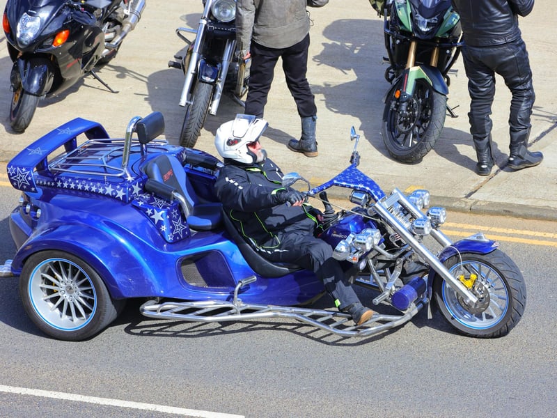 Bikes of all shapes and sizes joined the ride