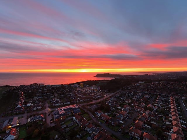 A gorgeous view of Scarborough.