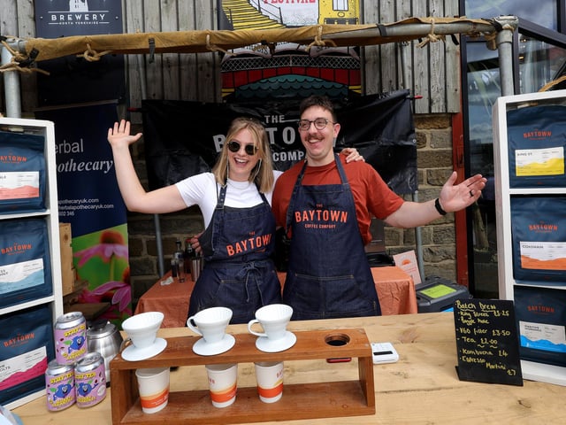 The Baytown Coffee Company enjoy their day. picture: Richard Ponter