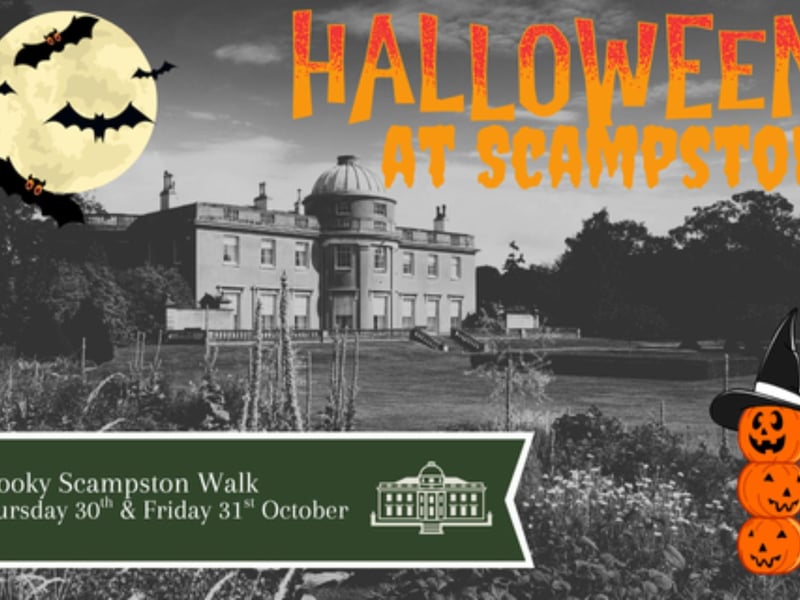 Scampston Hall are hosting a spooky story walk on October 30 and 31. Completely family friendly, join the team after hours and listen to a fabulous fun story in various locations round the grounds of Scampston. You might even run into a ghost or two! The walk starts at 5pm and finishes (approx 1.5 hours) with toasting marshmallows round the campfire and a singsong!