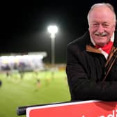 Scarborough Athletic chairman Trevor Bull sent the 10 Brackley Town fans a pint each at Tuesday's 0-0 draw.