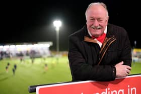 Scarborough Athletic chairman Trevor Bull sent the 10 Brackley Town fans a pint each at Tuesday's 0-0 draw.