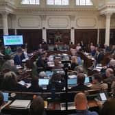 North Yorkshire Council's full council meeting.