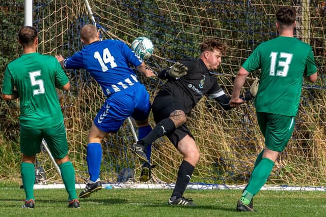 Fishburn Park keeper Dylan Humble. Photo by Brian Murfield