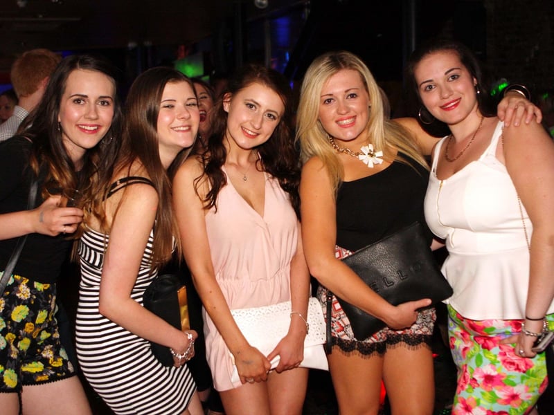 Sophie, Alice, Rachel, Becca and Heelay looking gorgeous in Blue Lounge.