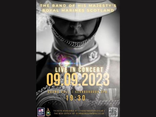 Scarborough Spa are set to host the Band of His Majesty's Royal Marines Scotland on September 9. Experience the awe-inspiring power and precision of the United Kingdom’s finest military musicians as they perform an incredible repertoire of traditional and contemporary pieces, showcasing the skill and artistry that have made them a beloved institution both at home and abroad.