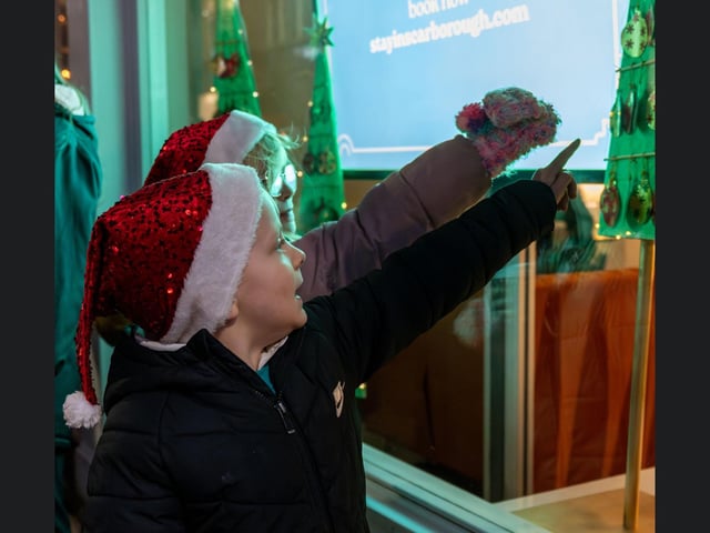 Checking out the display