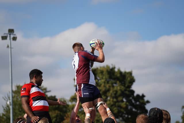 Will Rennard in action for Scarborough RUFC against Malton on September 14 2024. PHOTO BY CHARLIE HOPPER