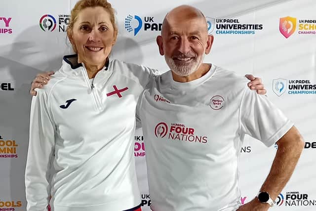 Scarborough Padel stars John Fuller and Gillian Smail help England win 4 Nations Tournament in Leeds
