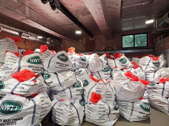 The Toy Appeal sacks ready for delivery