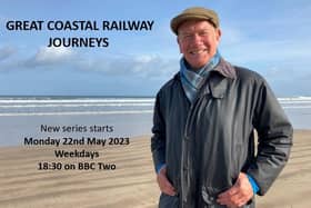The current series of Great Coastal Rail Journeys has episodes featuring Whitby, Scarborough and Bridlington.