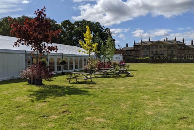 The grounds of Wykeham Abbey.